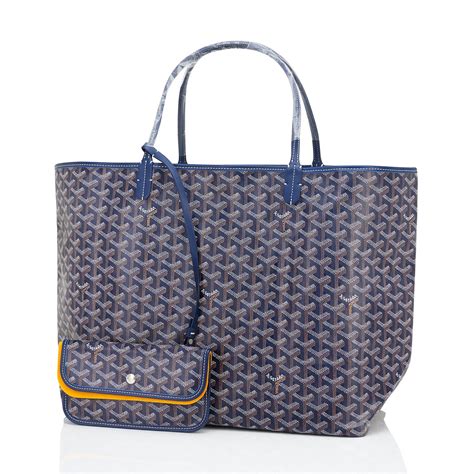 goyard royal blue|navy blue Goyard tote.